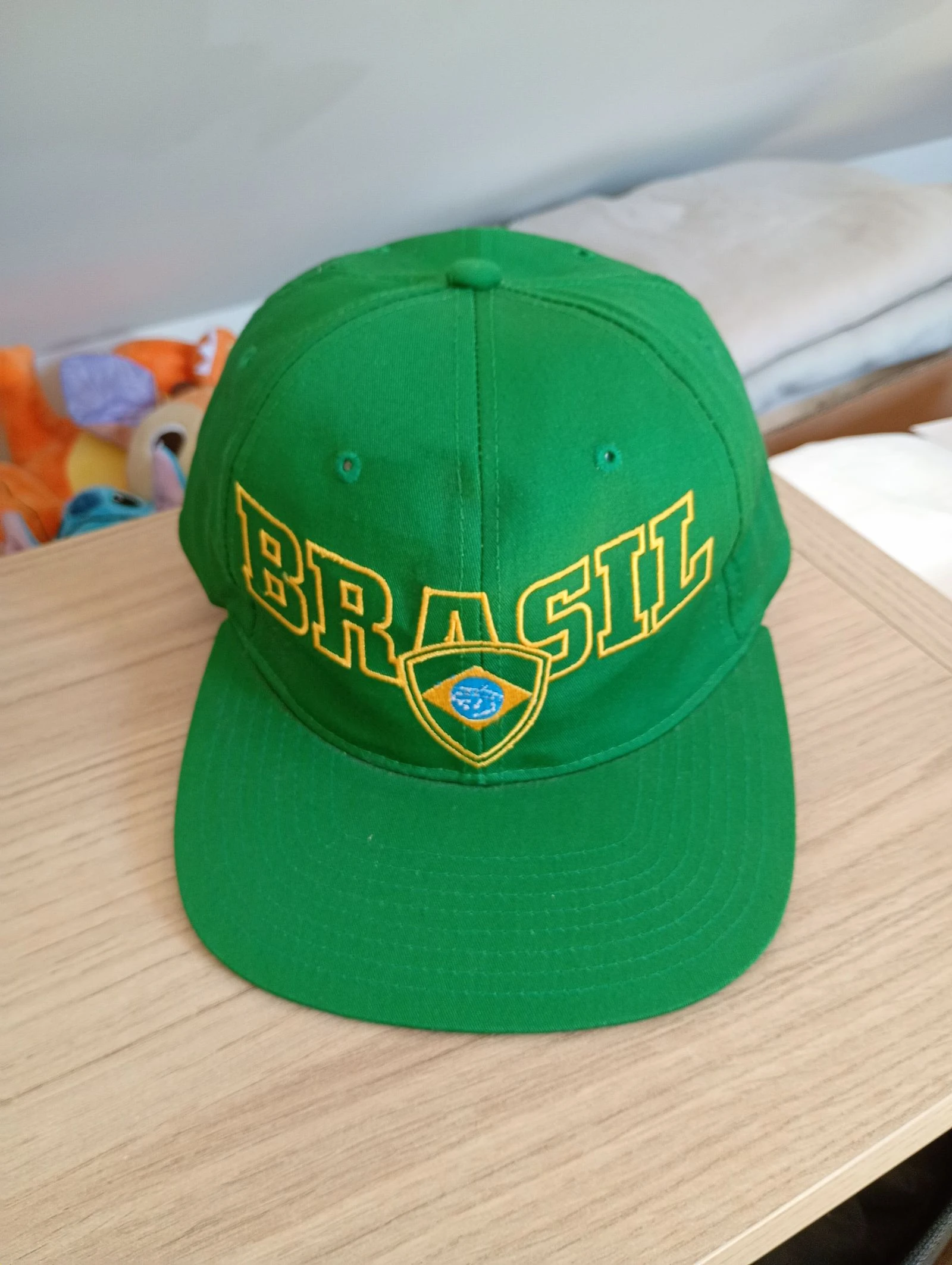 Gorra vintage de los años 90 snapback Brasil ajustable